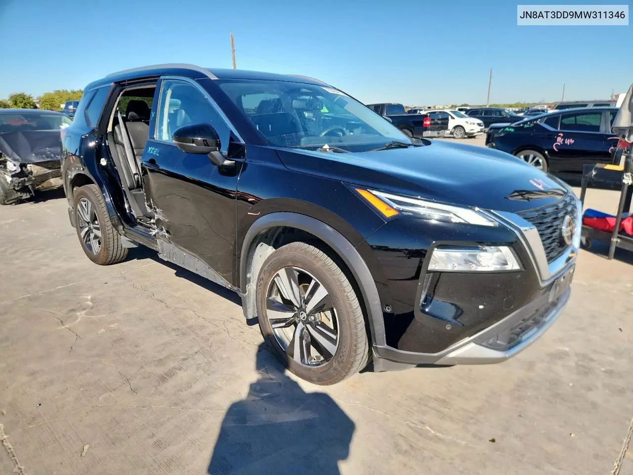 JN8AT3DD9MW311346 2021 Nissan Rogue Platinum