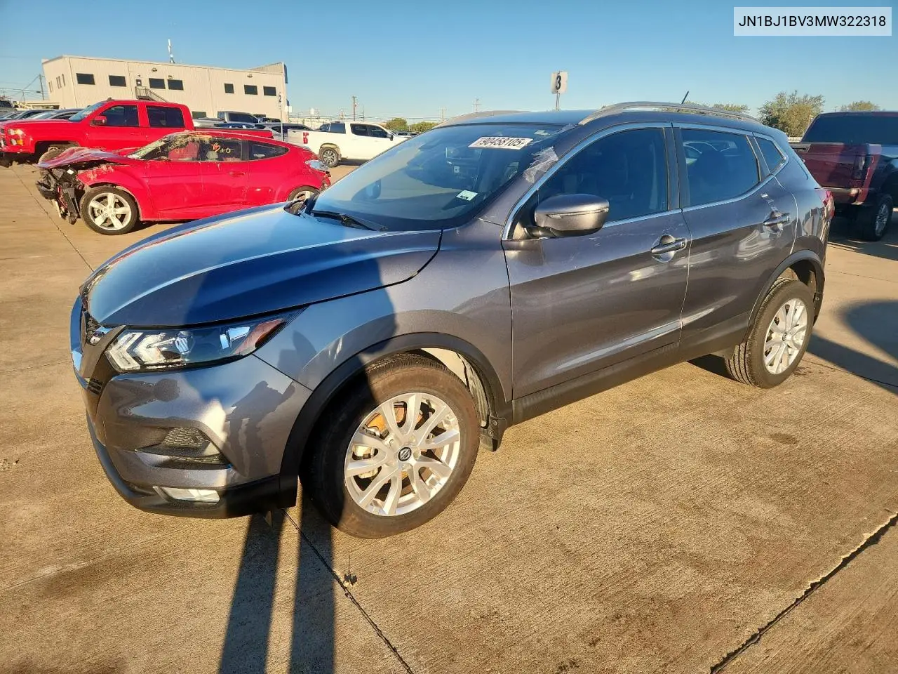 JN1BJ1BV3MW322318 2021 Nissan Rogue Sport Sv