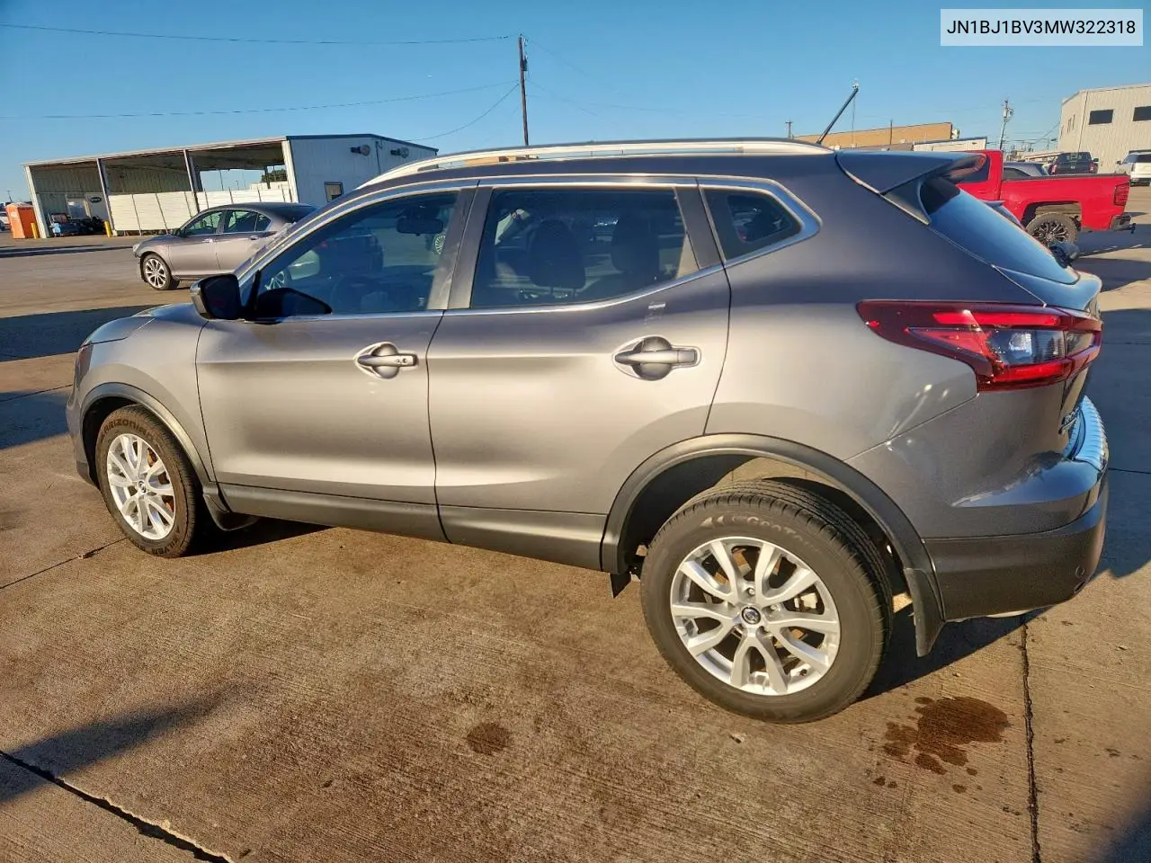 JN1BJ1BV3MW322318 2021 Nissan Rogue Sport Sv