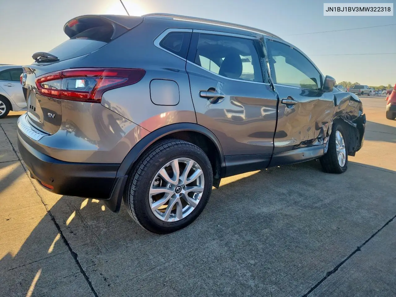JN1BJ1BV3MW322318 2021 Nissan Rogue Sport Sv