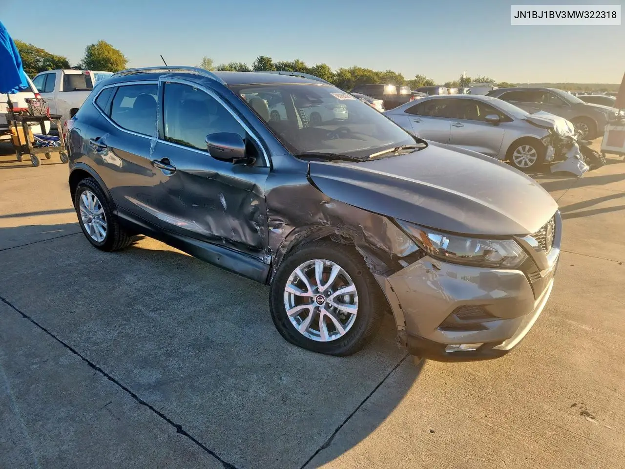 JN1BJ1BV3MW322318 2021 Nissan Rogue Sport Sv