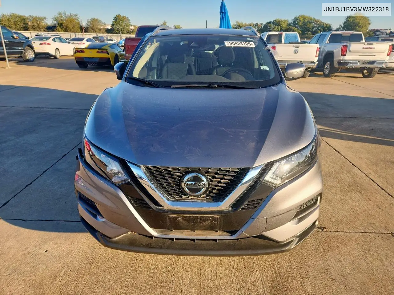 JN1BJ1BV3MW322318 2021 Nissan Rogue Sport Sv