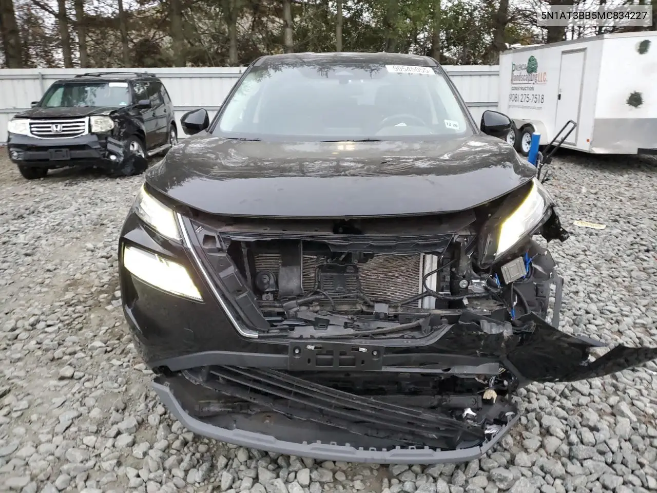 5N1AT3BB5MC834227 2021 Nissan Rogue Sv