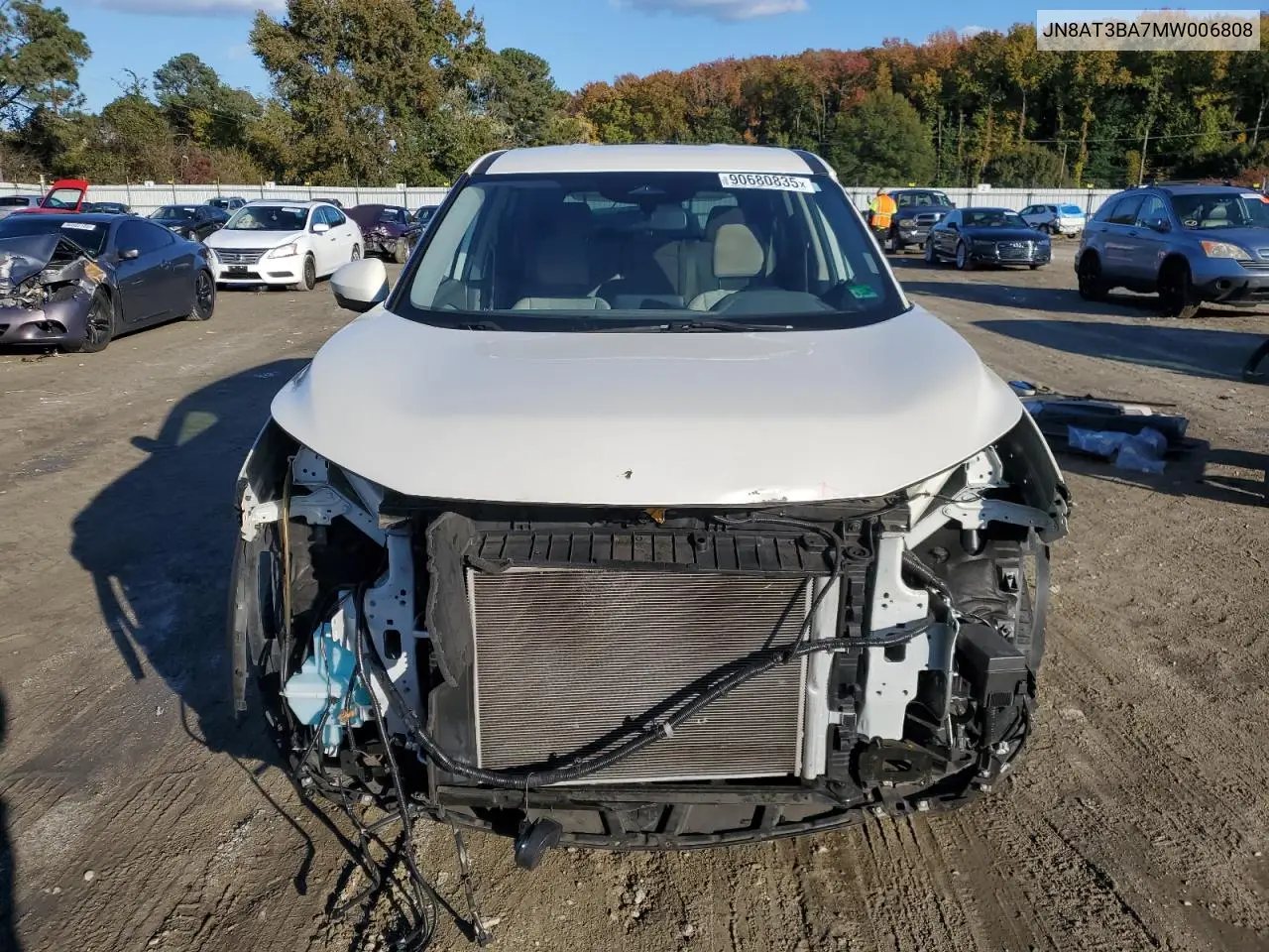 JN8AT3BA7MW006808 2021 Nissan Rogue Sv