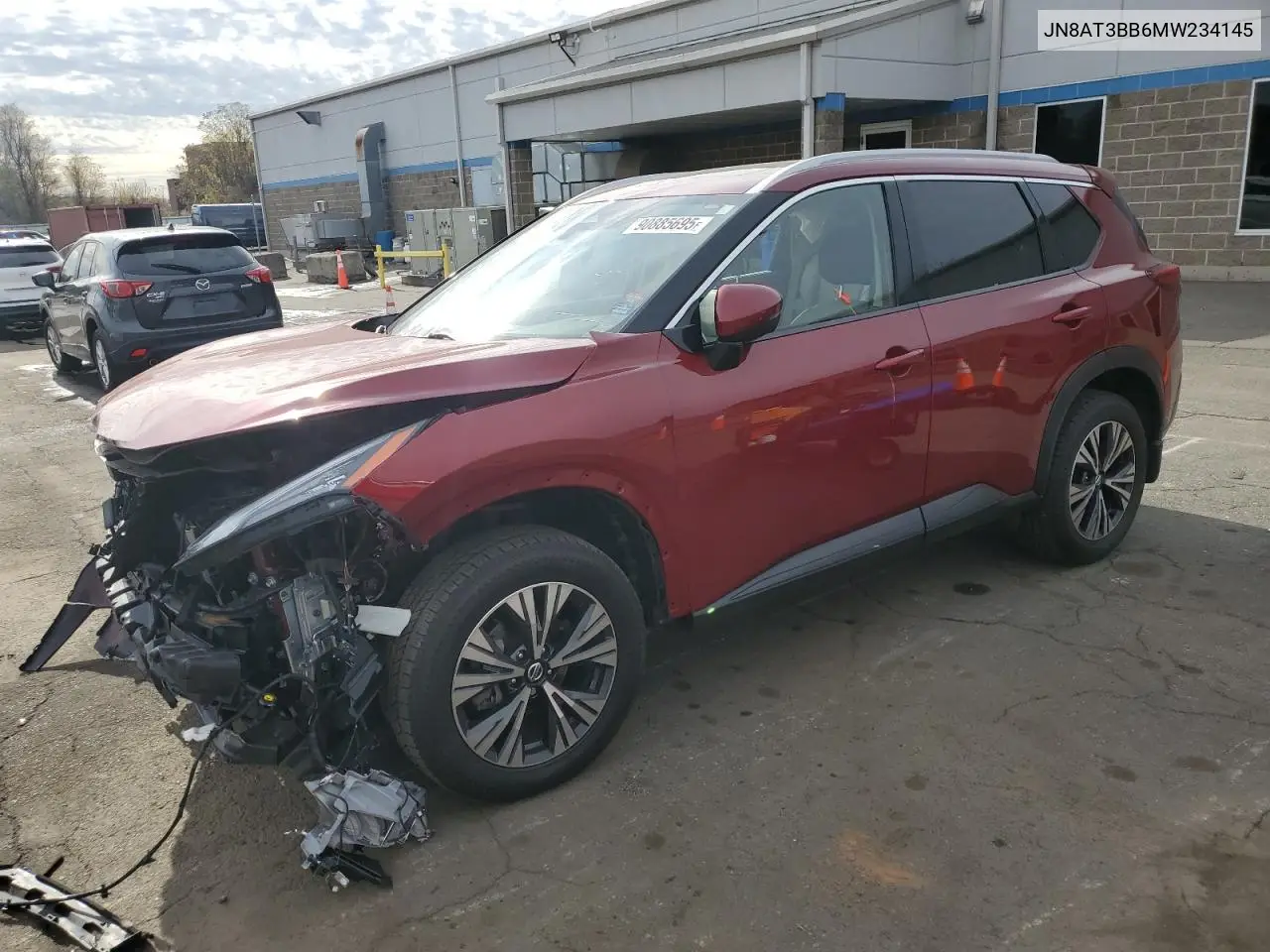 JN8AT3BB6MW234145 2021 Nissan Rogue Sv