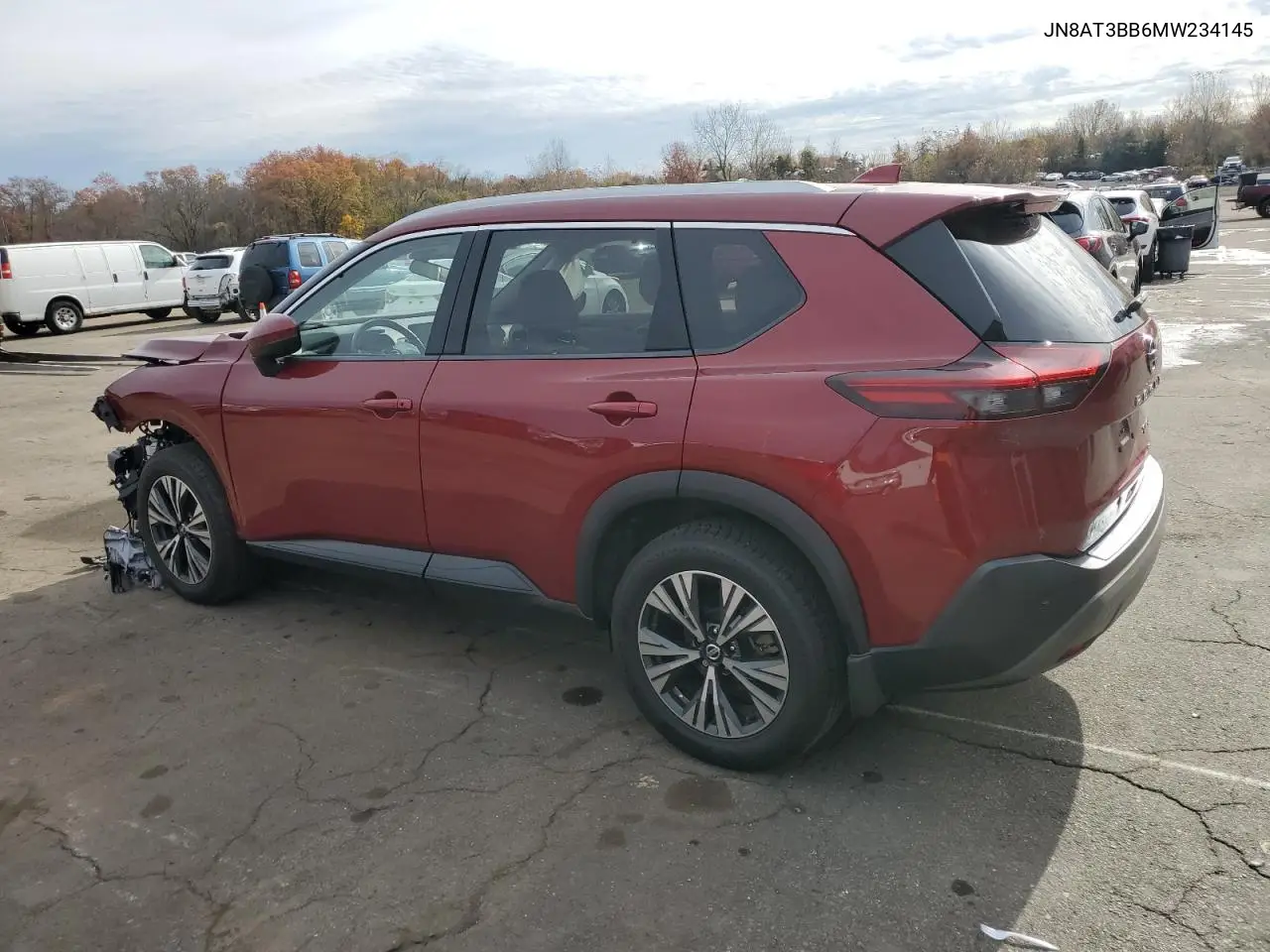 JN8AT3BB6MW234145 2021 Nissan Rogue Sv