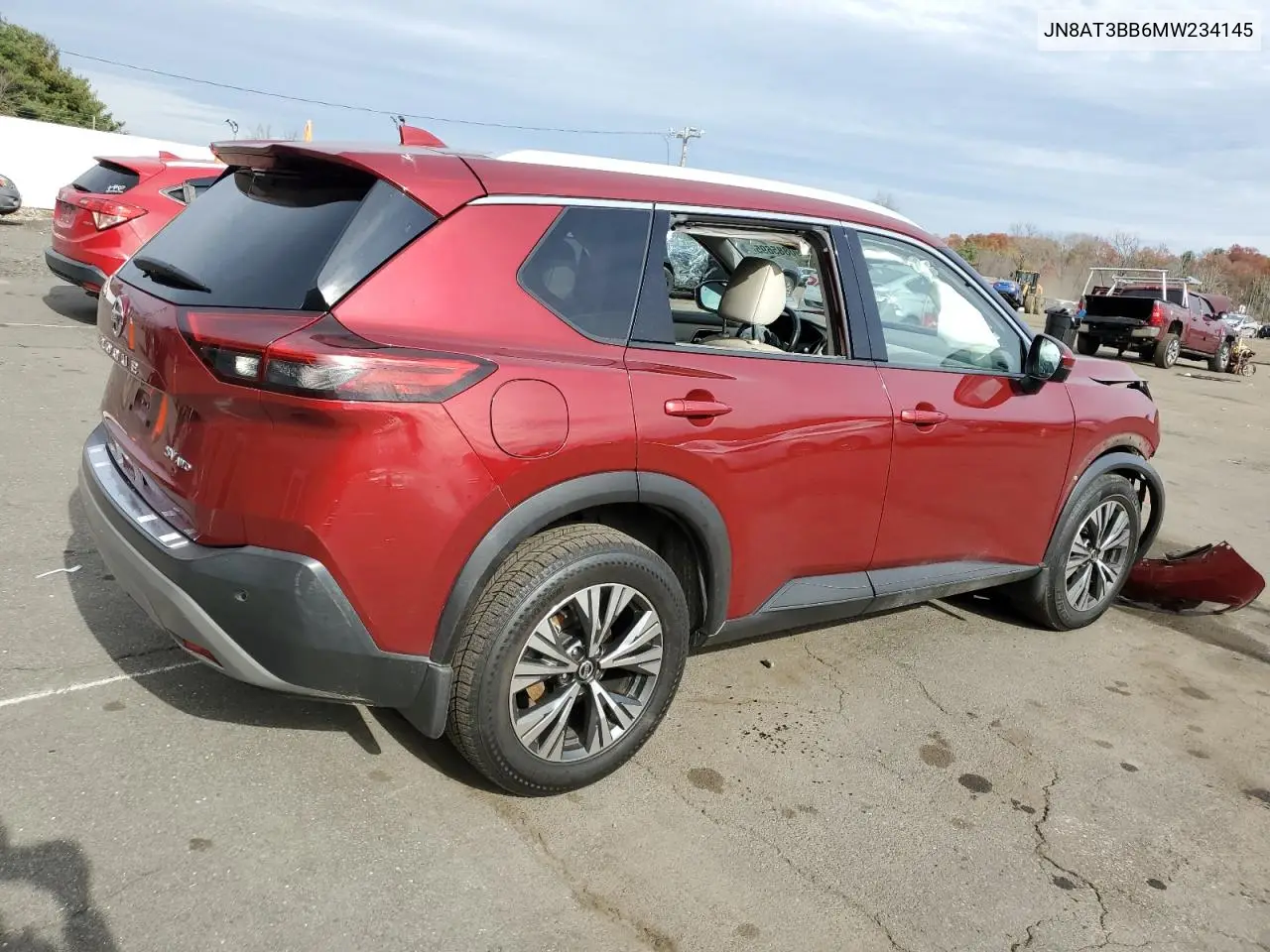 JN8AT3BB6MW234145 2021 Nissan Rogue Sv