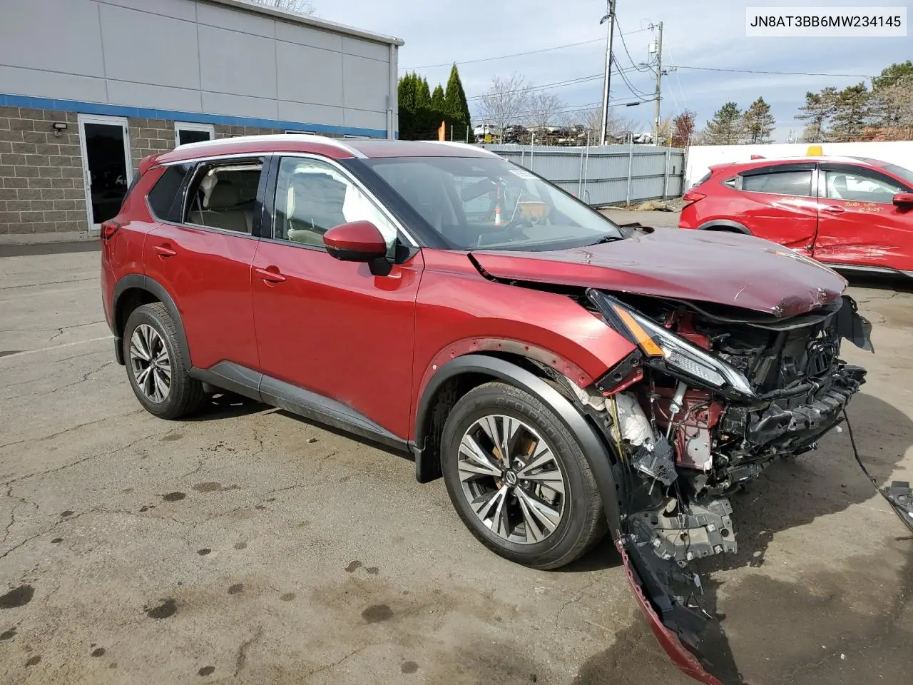 JN8AT3BB6MW234145 2021 Nissan Rogue Sv