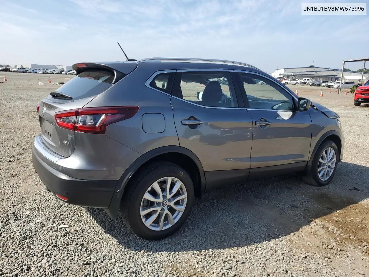 JN1BJ1BV8MW573996 2021 Nissan Rogue Sport Sv