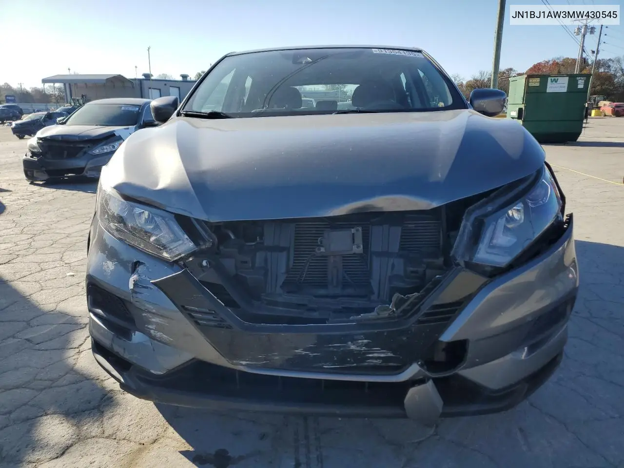 JN1BJ1AW3MW430545 2021 Nissan Rogue Sport S