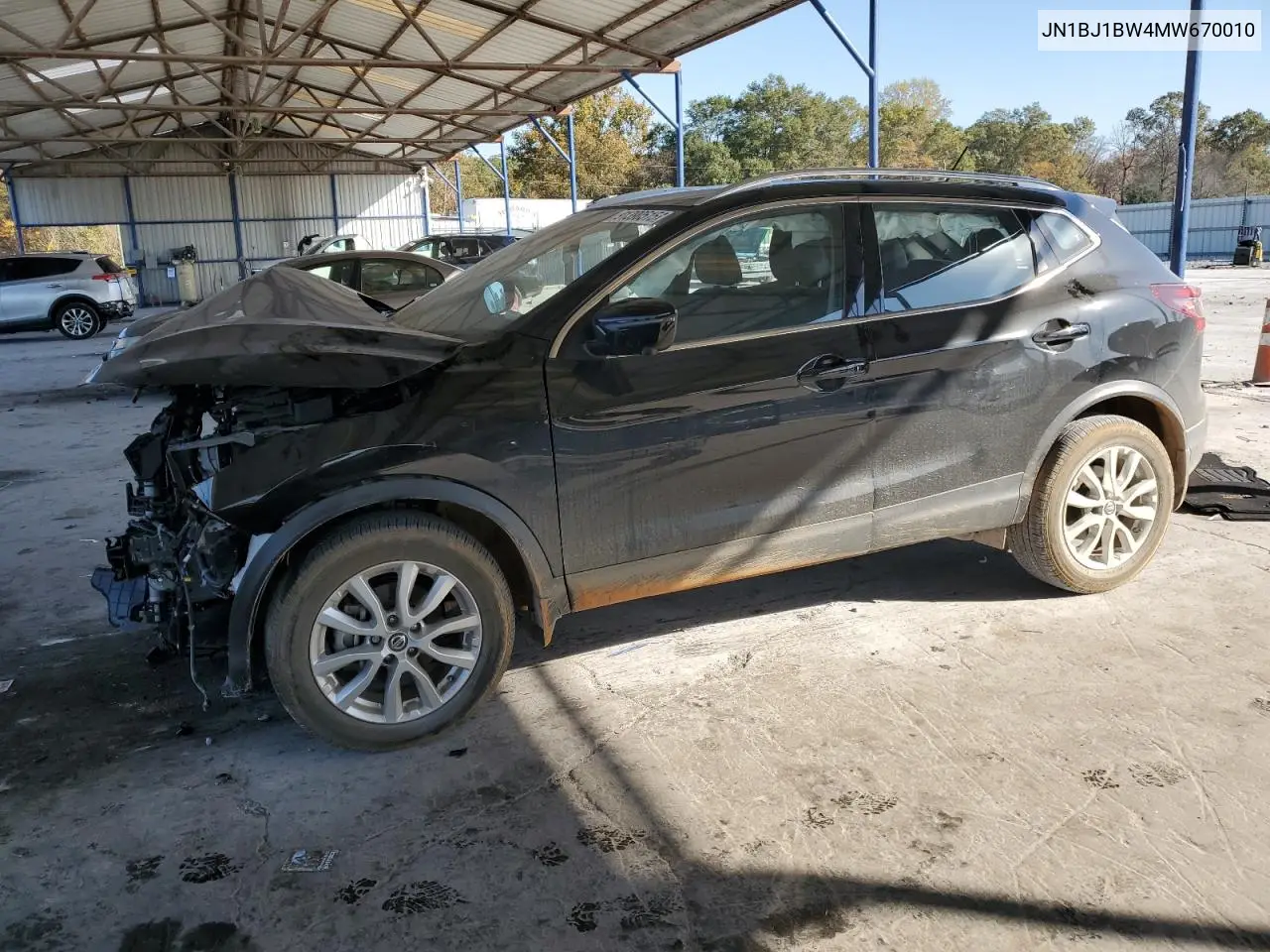 JN1BJ1BW4MW670010 2021 Nissan Rogue Sport Sv