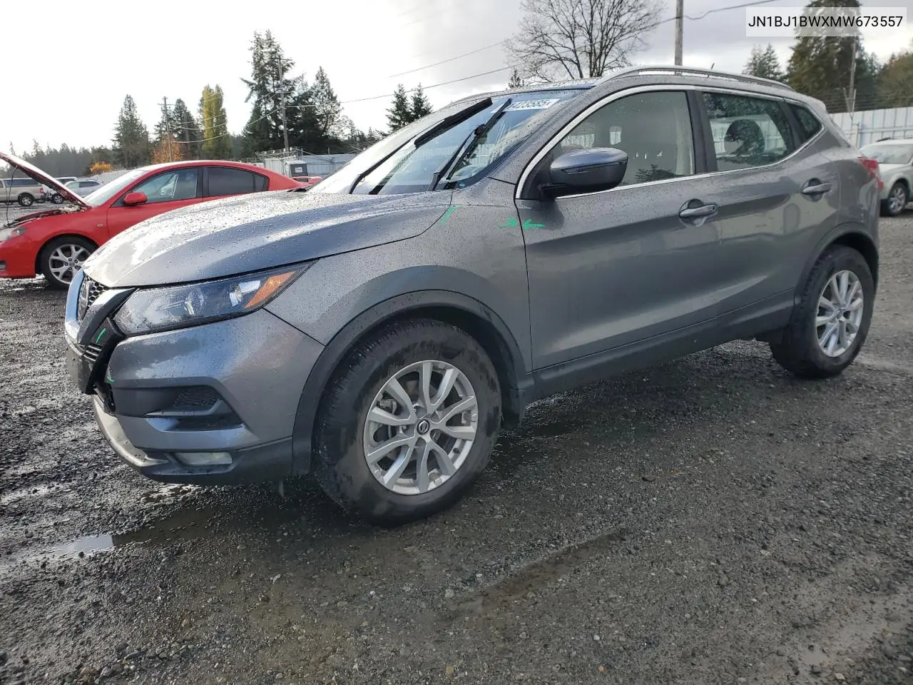 JN1BJ1BWXMW673557 2021 Nissan Rogue Sport Sv