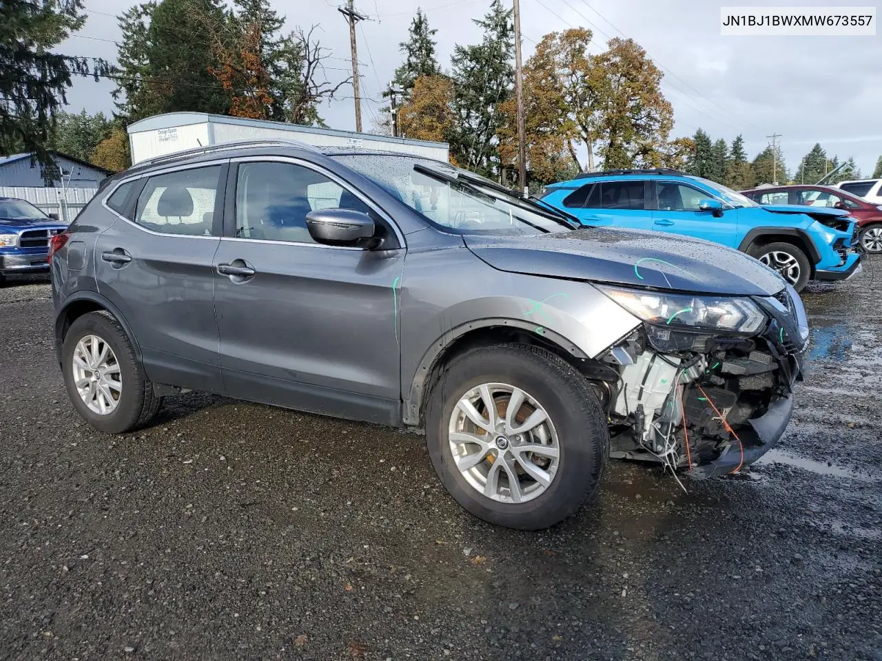 JN1BJ1BWXMW673557 2021 Nissan Rogue Sport Sv