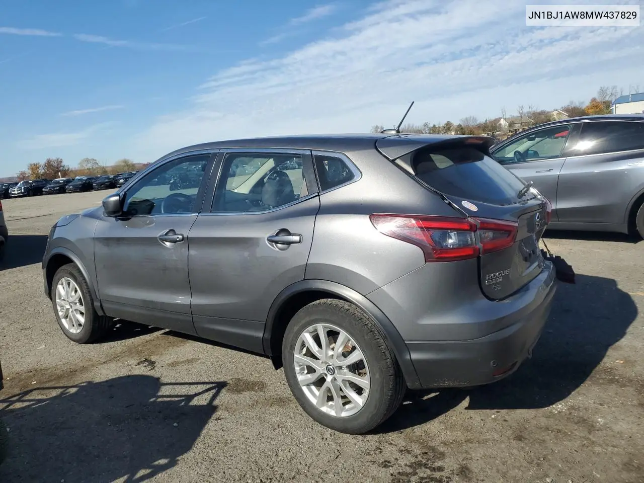 JN1BJ1AW8MW437829 2021 Nissan Rogue Sport S
