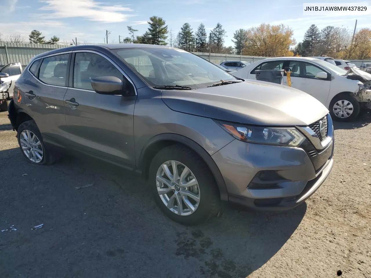 JN1BJ1AW8MW437829 2021 Nissan Rogue Sport S