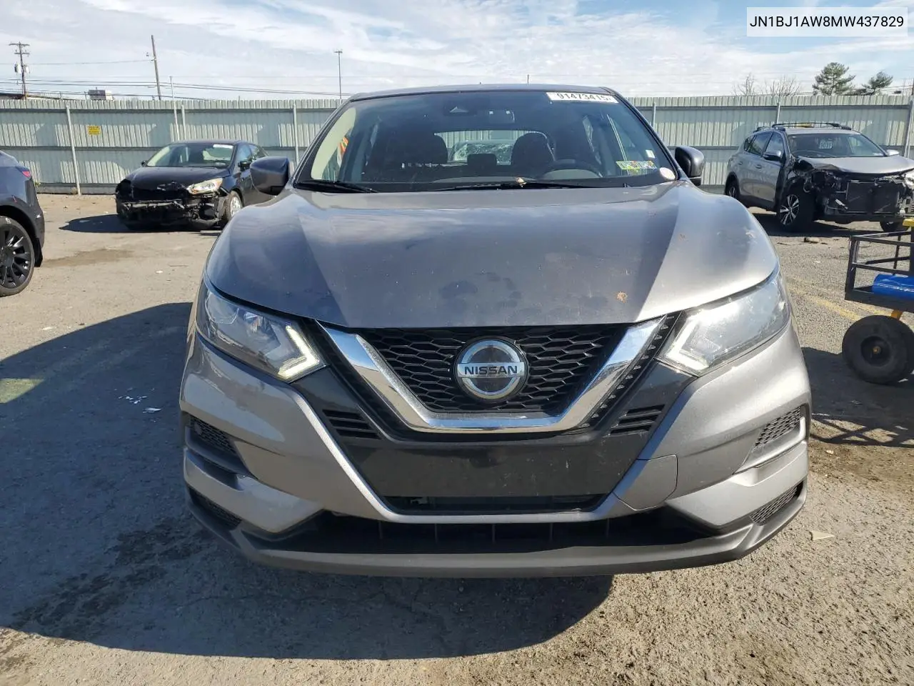 JN1BJ1AW8MW437829 2021 Nissan Rogue Sport S