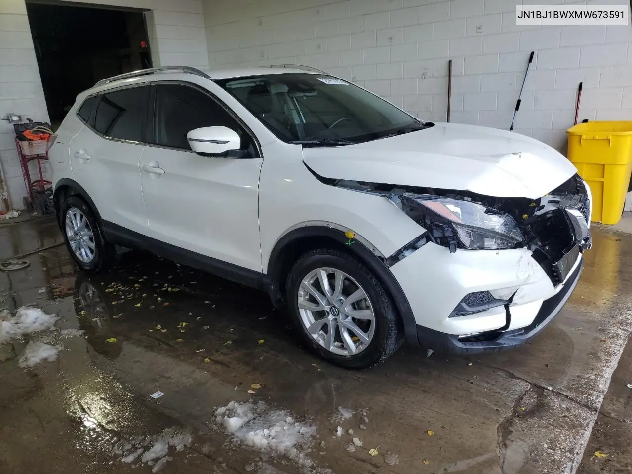 JN1BJ1BWXMW673591 2021 Nissan Rogue Sport Sv
