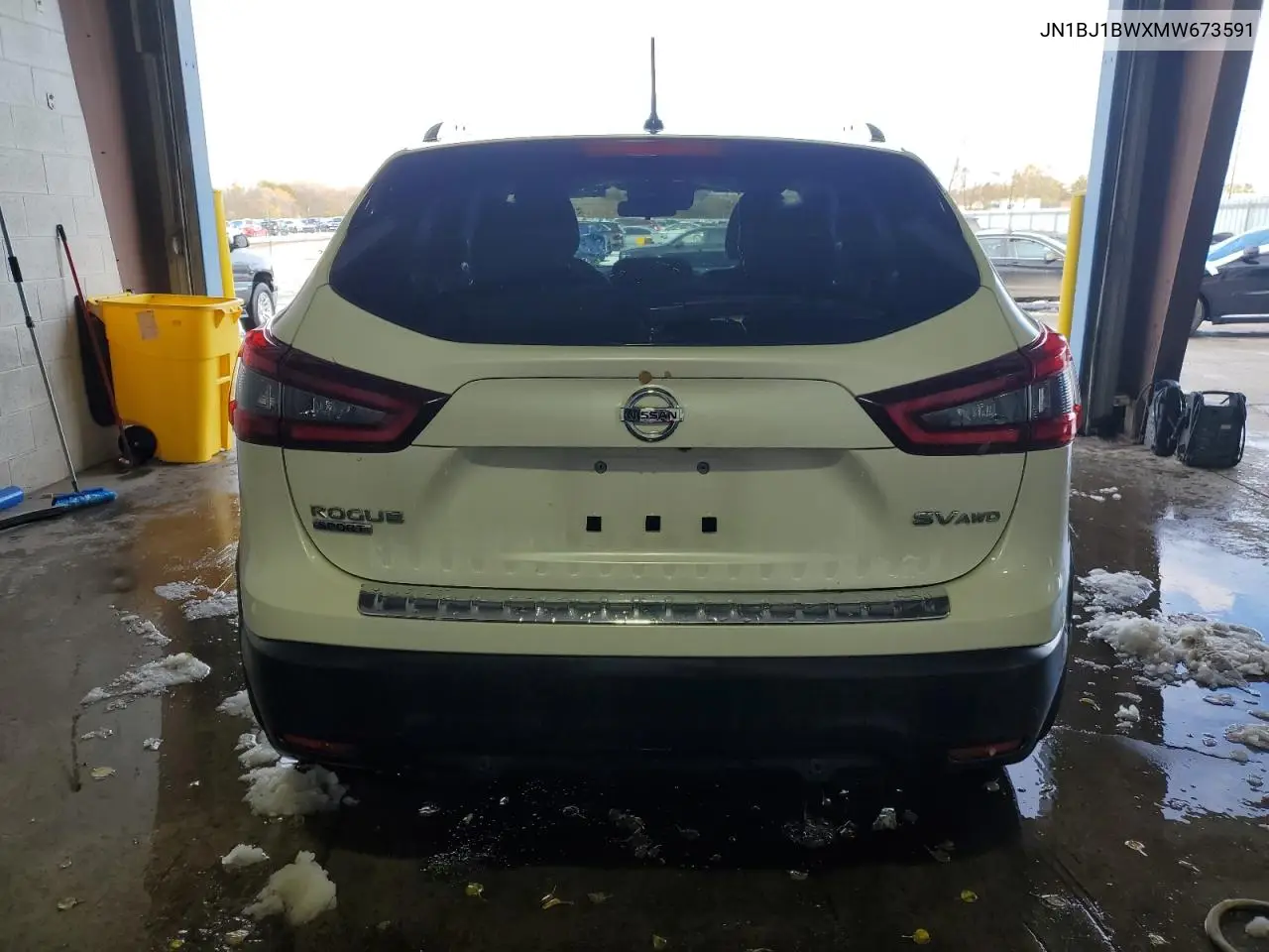 JN1BJ1BWXMW673591 2021 Nissan Rogue Sport Sv