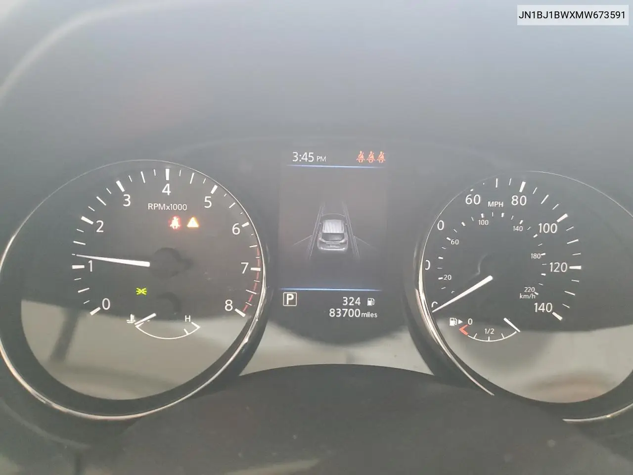 JN1BJ1BWXMW673591 2021 Nissan Rogue Sport Sv