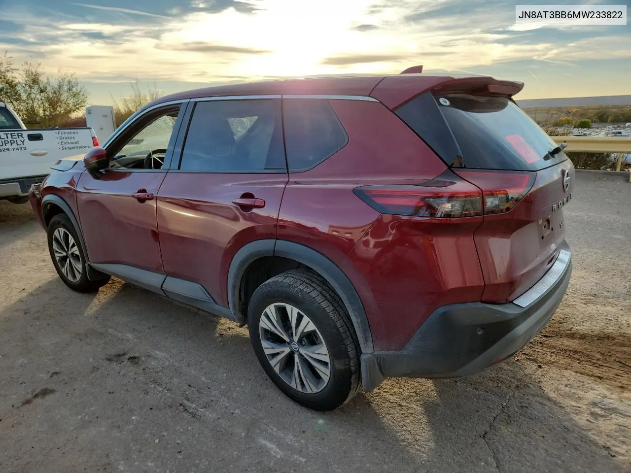 JN8AT3BB6MW233822 2021 Nissan Rogue Sv