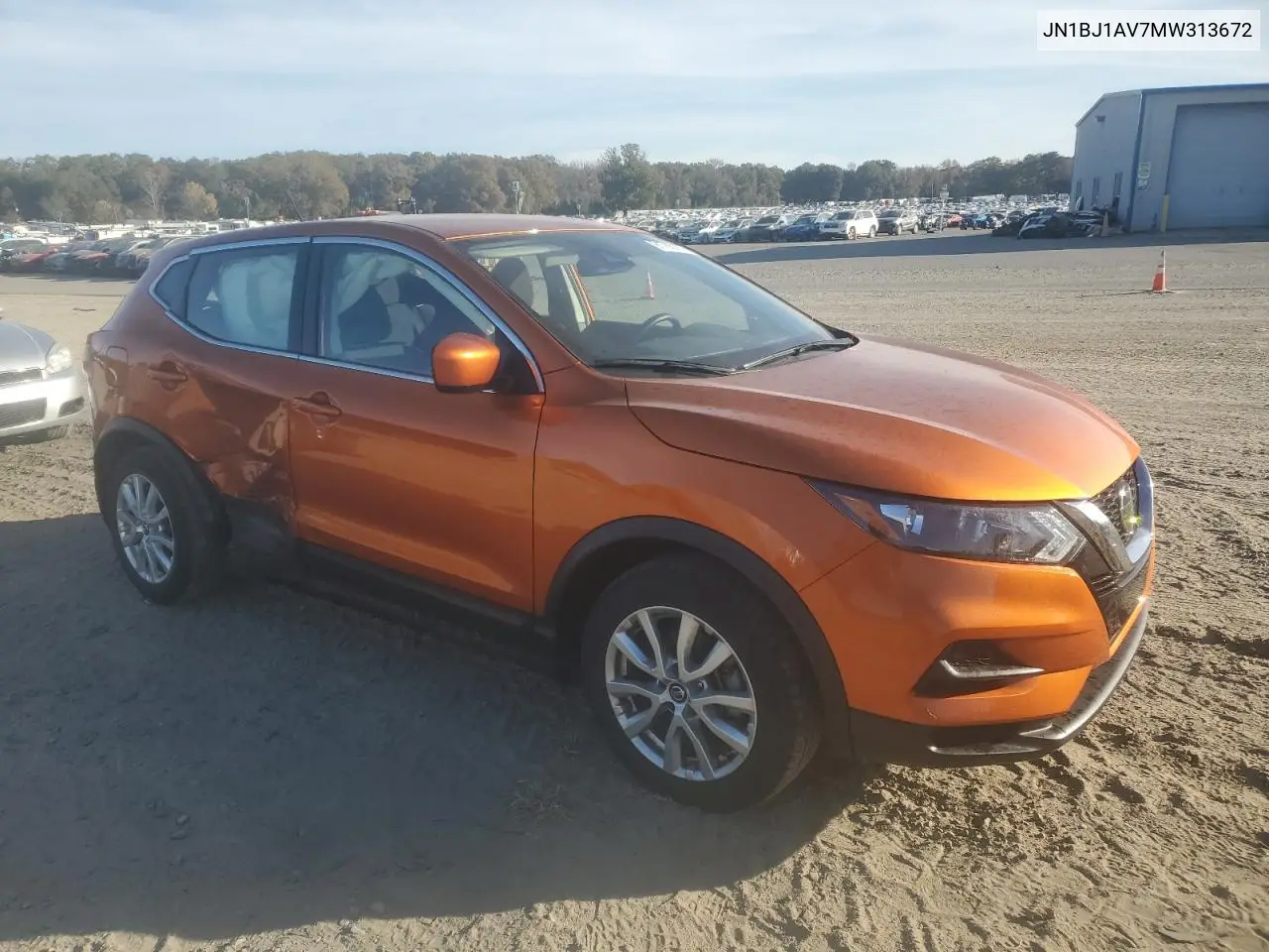 JN1BJ1AV7MW313672 2021 Nissan Rogue Sport S