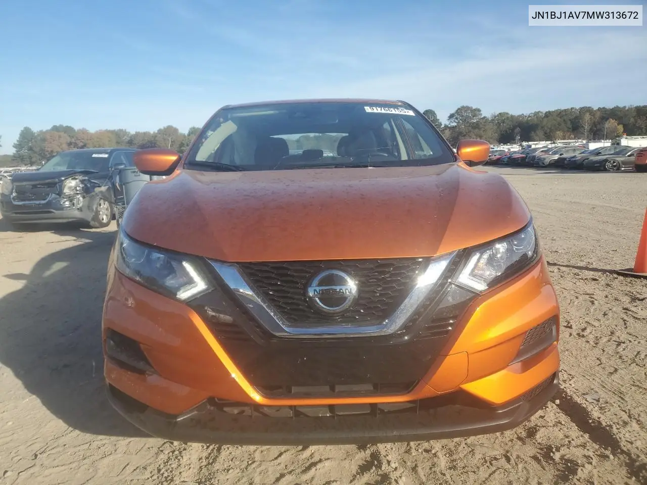 JN1BJ1AV7MW313672 2021 Nissan Rogue Sport S