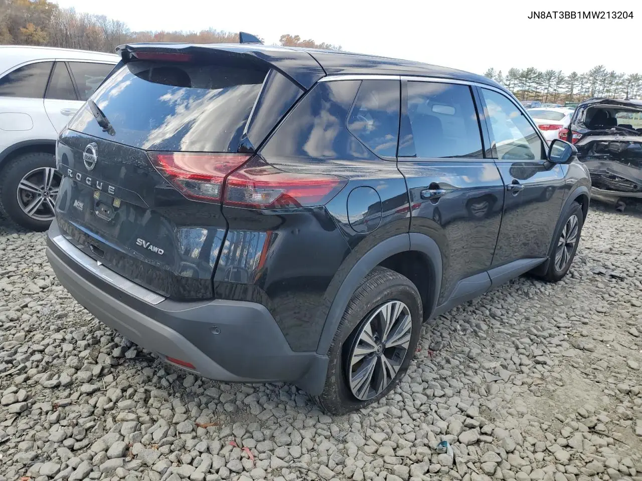 JN8AT3BB1MW213204 2021 Nissan Rogue Sv