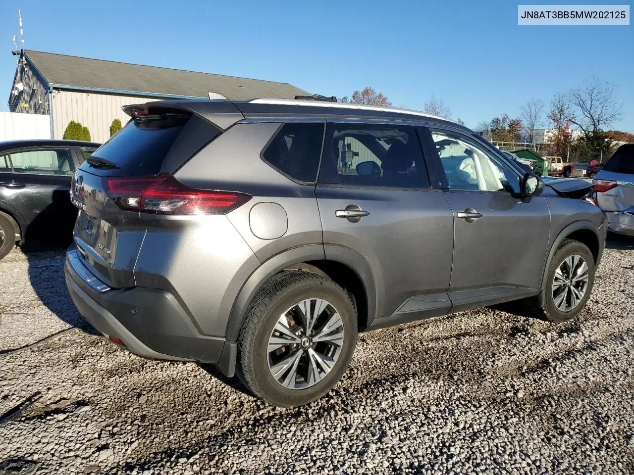 JN8AT3BB5MW202125 2021 Nissan Rogue Sv