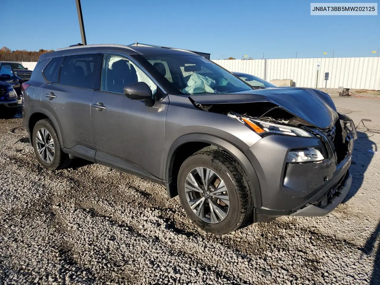 JN8AT3BB5MW202125 2021 Nissan Rogue Sv