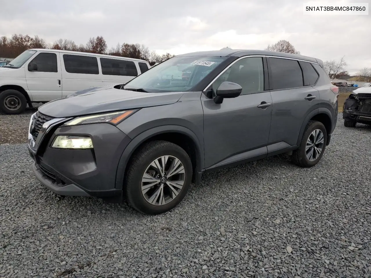 5N1AT3BB4MC847860 2021 Nissan Rogue Sv