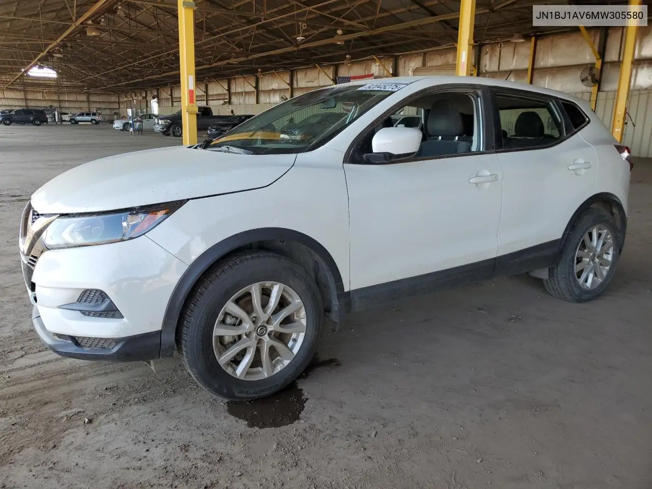JN1BJ1AV6MW305580 2021 Nissan Rogue Sport S