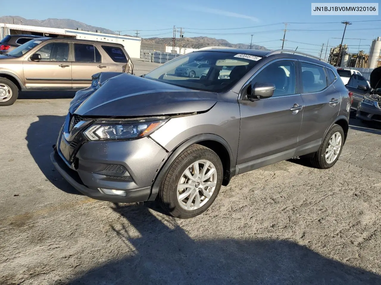 JN1BJ1BV0MW320106 2021 Nissan Rogue Sport Sv