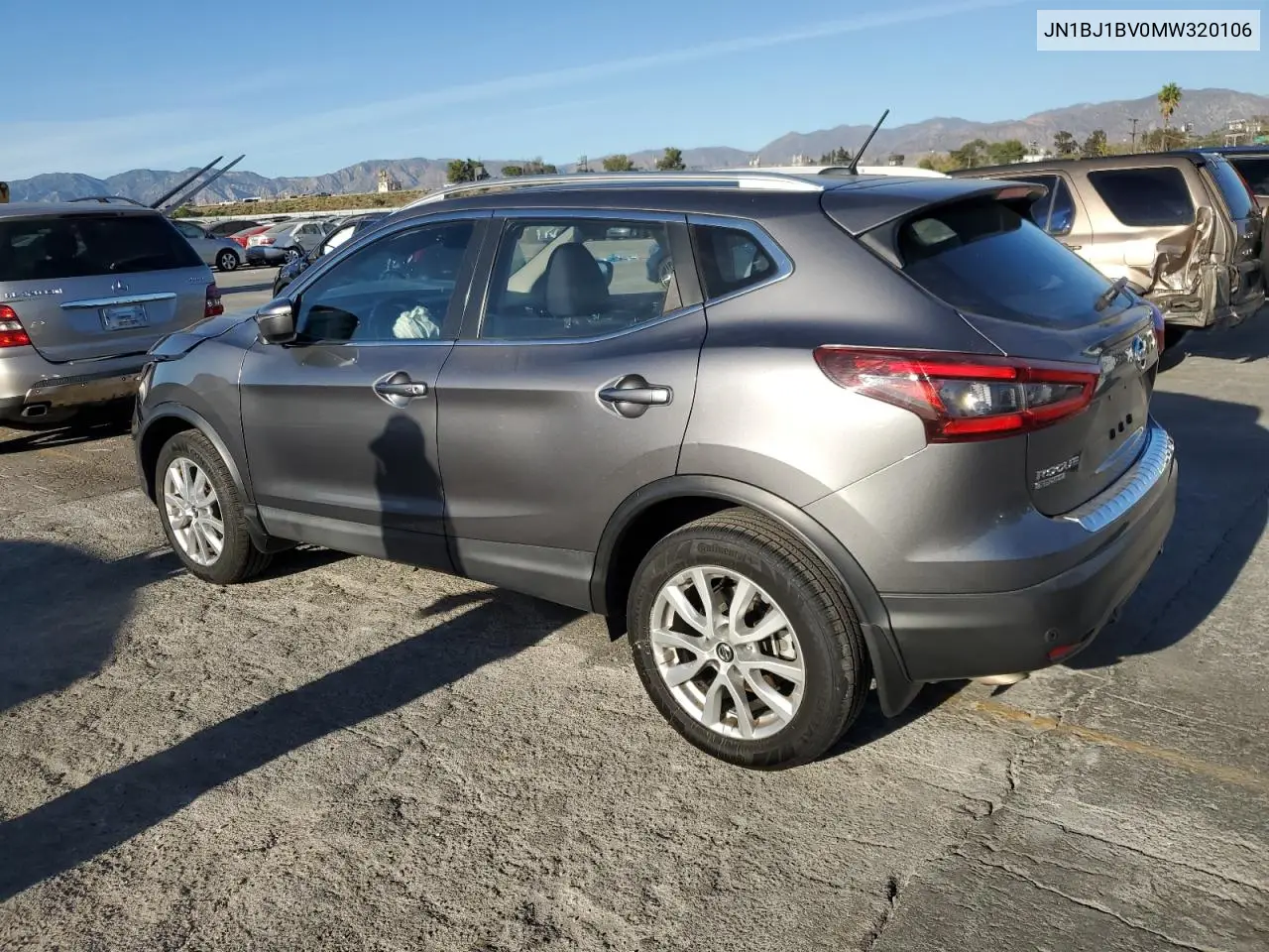 JN1BJ1BV0MW320106 2021 Nissan Rogue Sport Sv