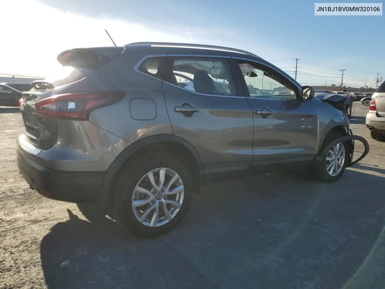 JN1BJ1BV0MW320106 2021 Nissan Rogue Sport Sv