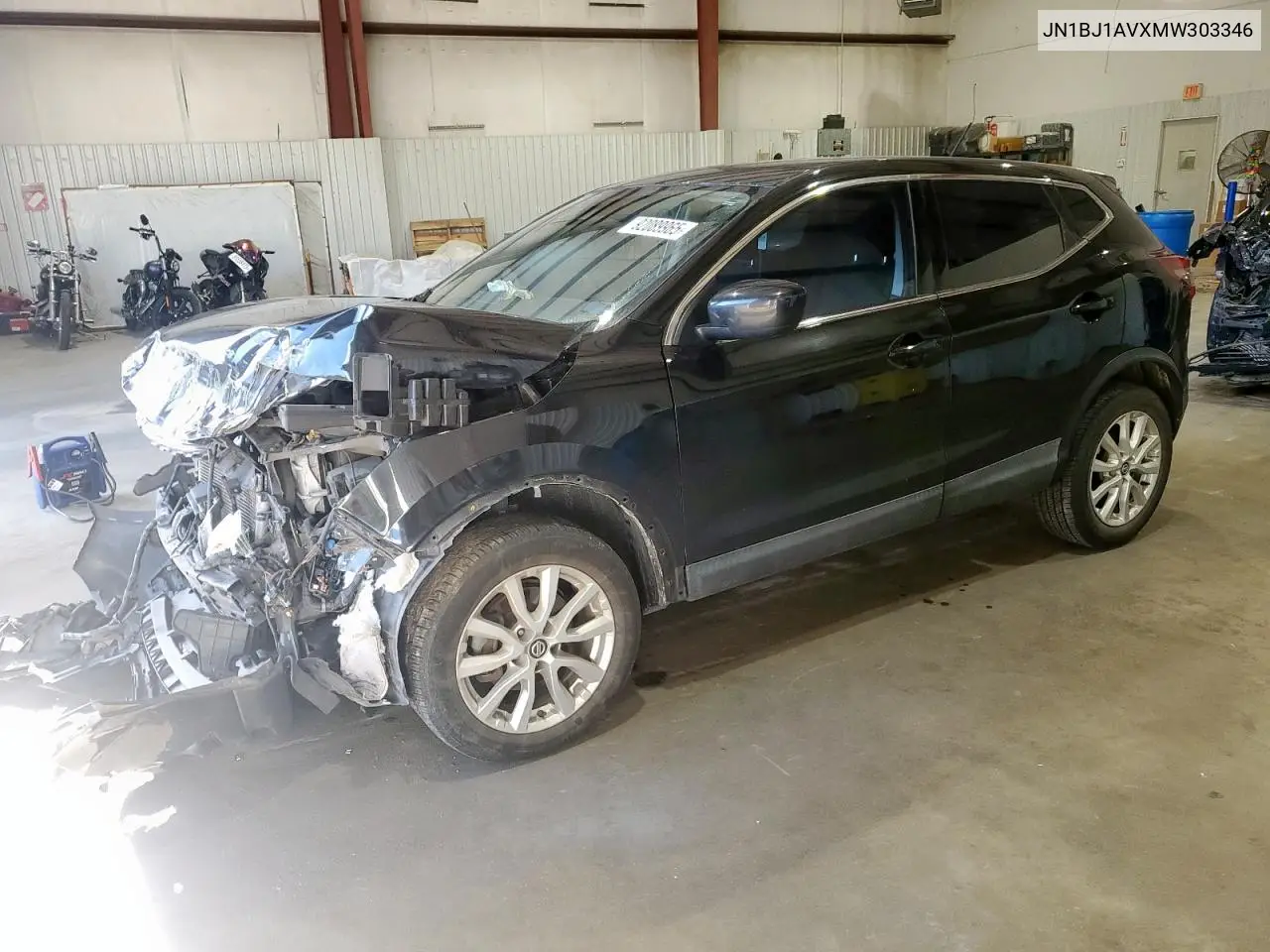 JN1BJ1AVXMW303346 2021 Nissan Rogue Sport S