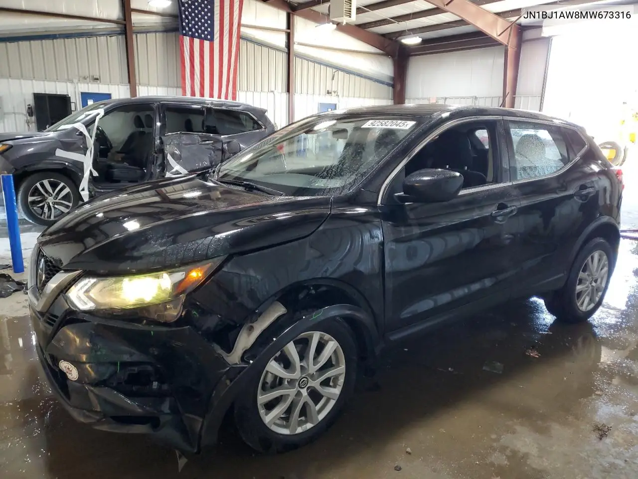 JN1BJ1AW8MW673316 2021 Nissan Rogue Sport S