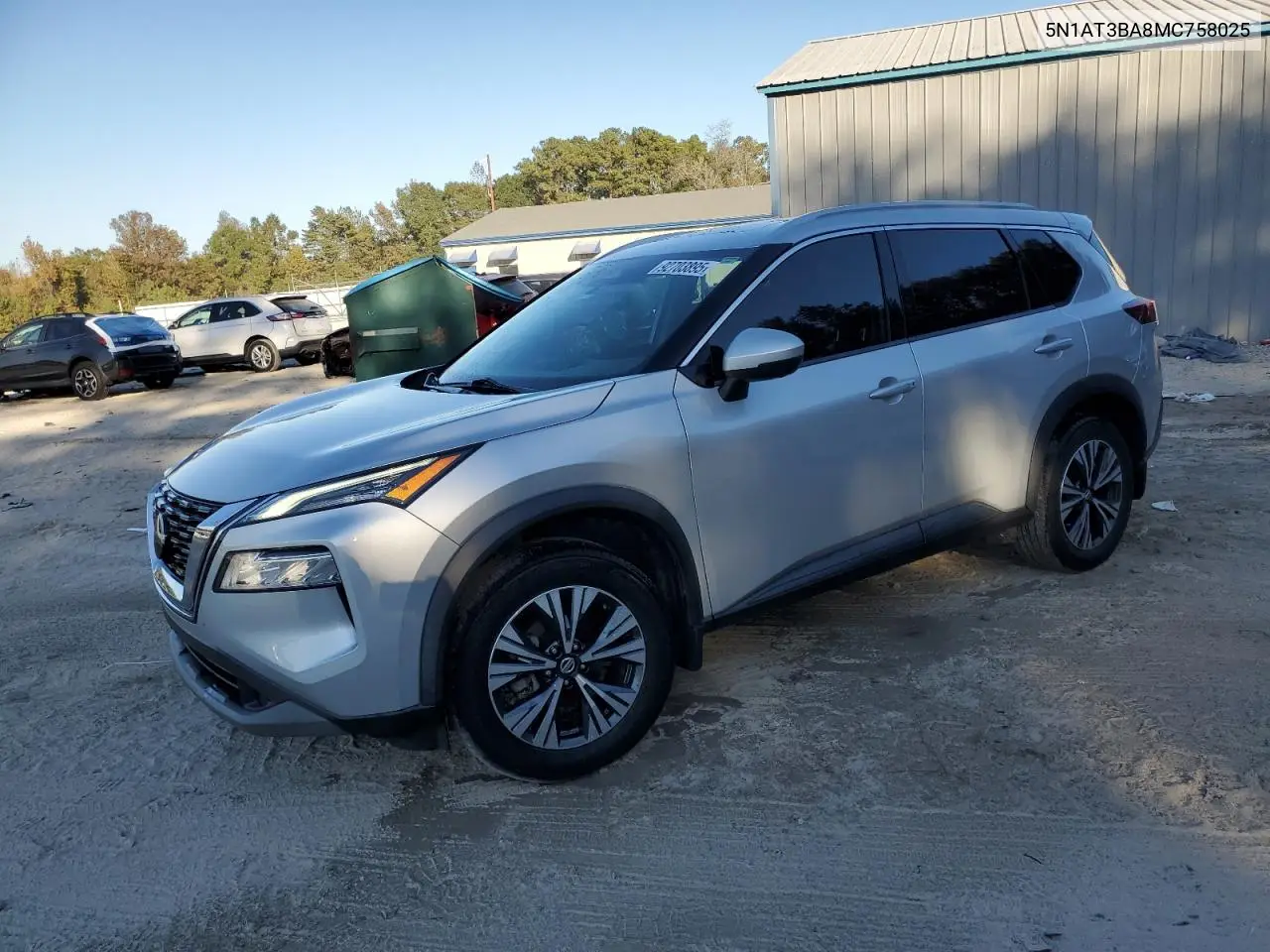 5N1AT3BA8MC758025 2021 Nissan Rogue Sv