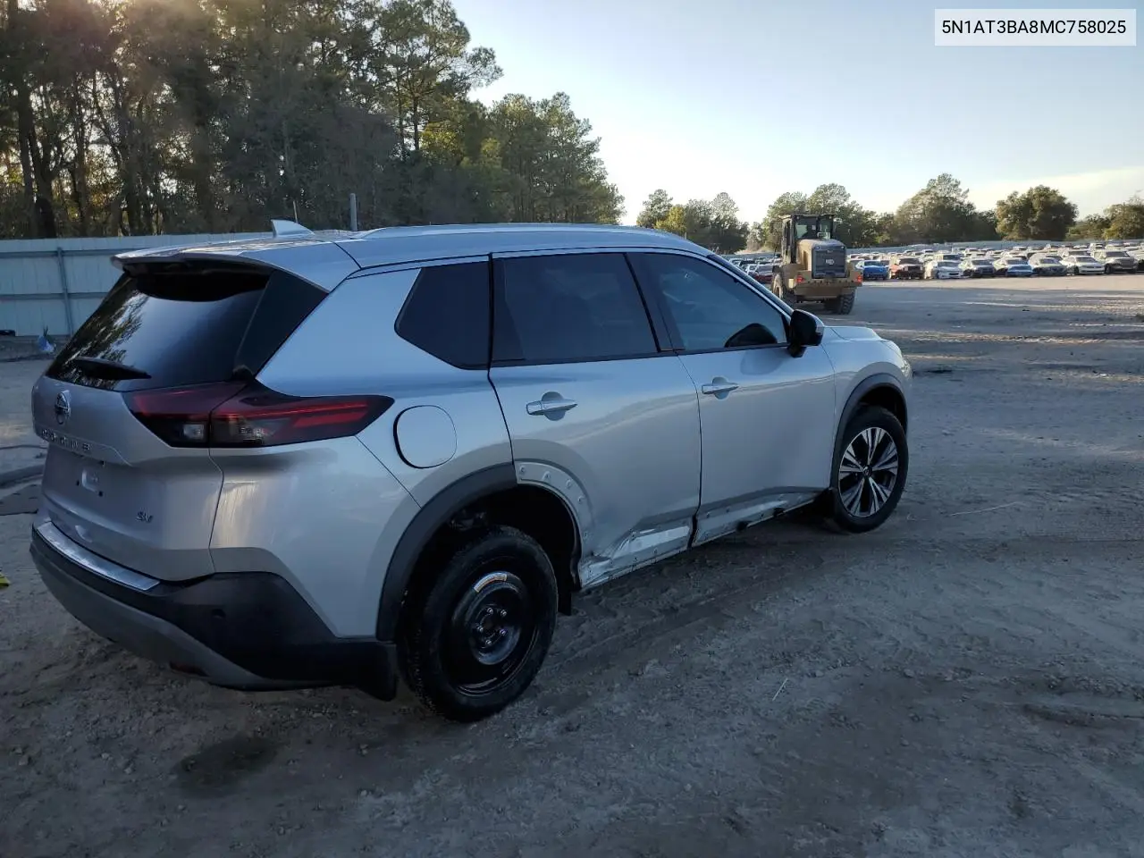 5N1AT3BA8MC758025 2021 Nissan Rogue Sv