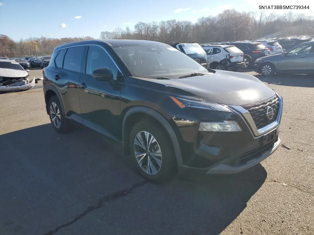 5N1AT3BB5MC739344 2021 Nissan Rogue Sv