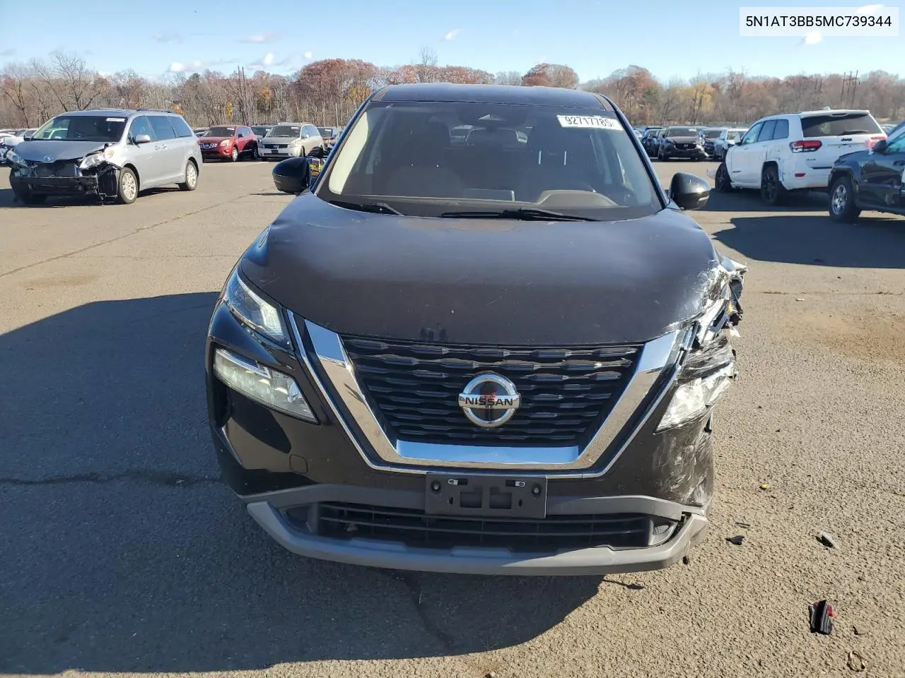 5N1AT3BB5MC739344 2021 Nissan Rogue Sv