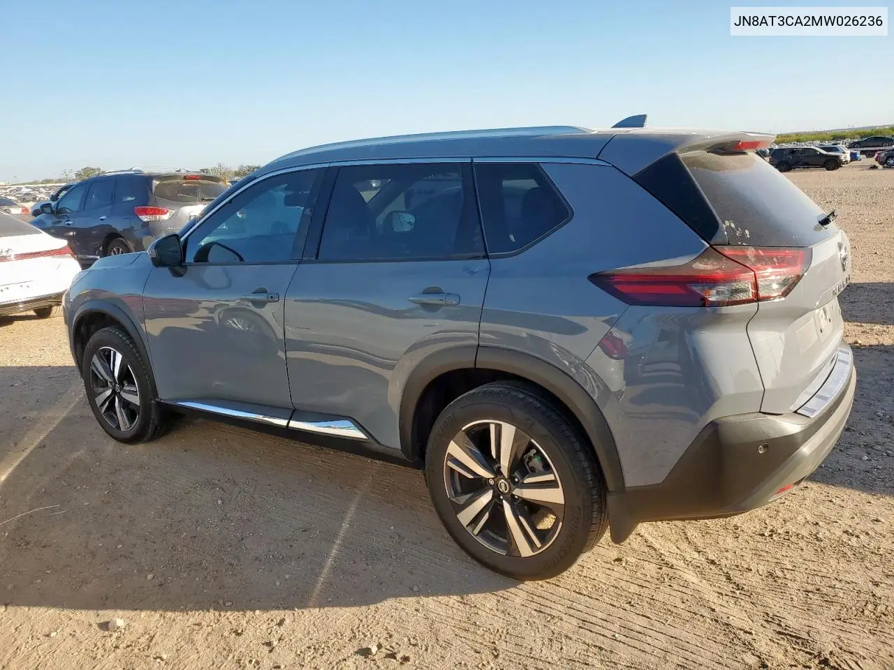 JN8AT3CA2MW026236 2021 Nissan Rogue Sl