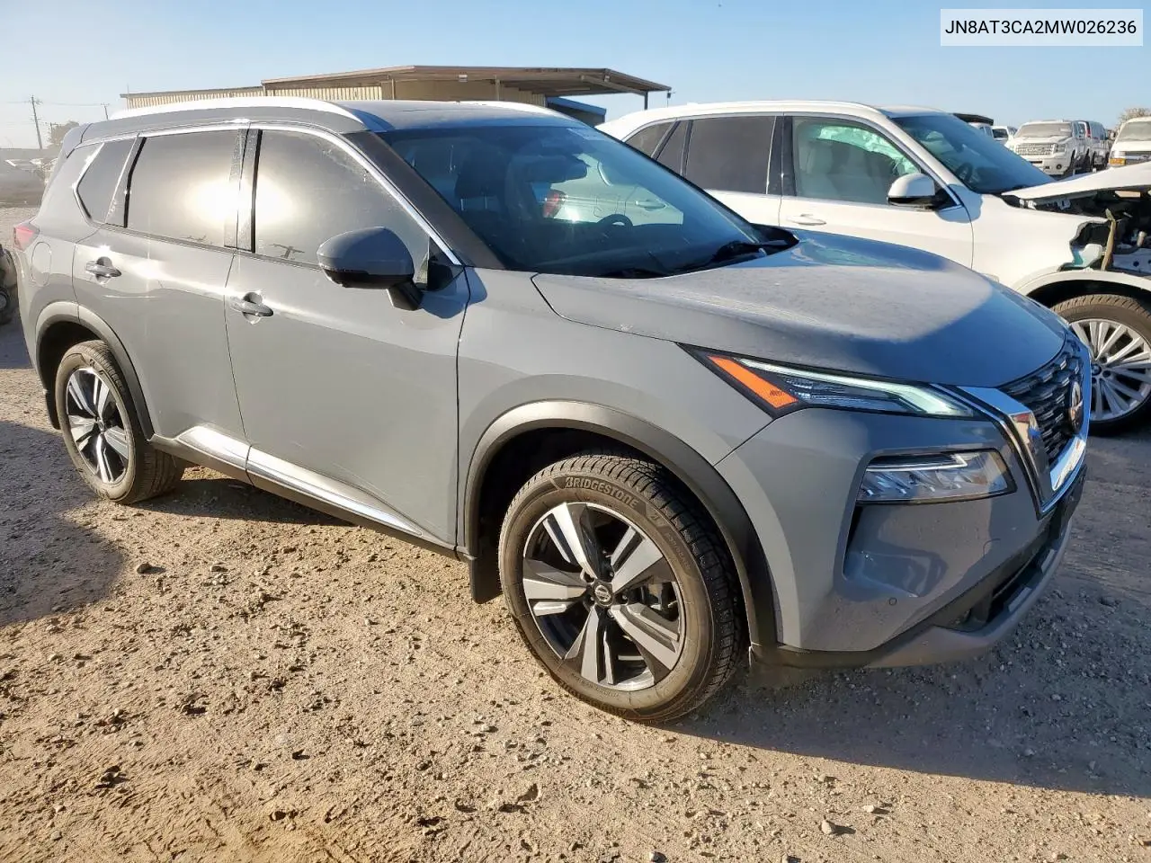 JN8AT3CA2MW026236 2021 Nissan Rogue Sl