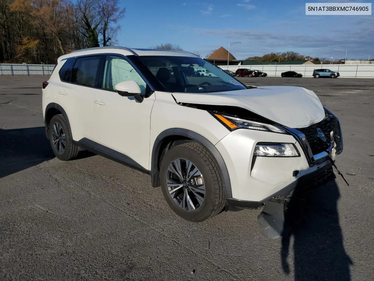 5N1AT3BBXMC746905 2021 Nissan Rogue Sv