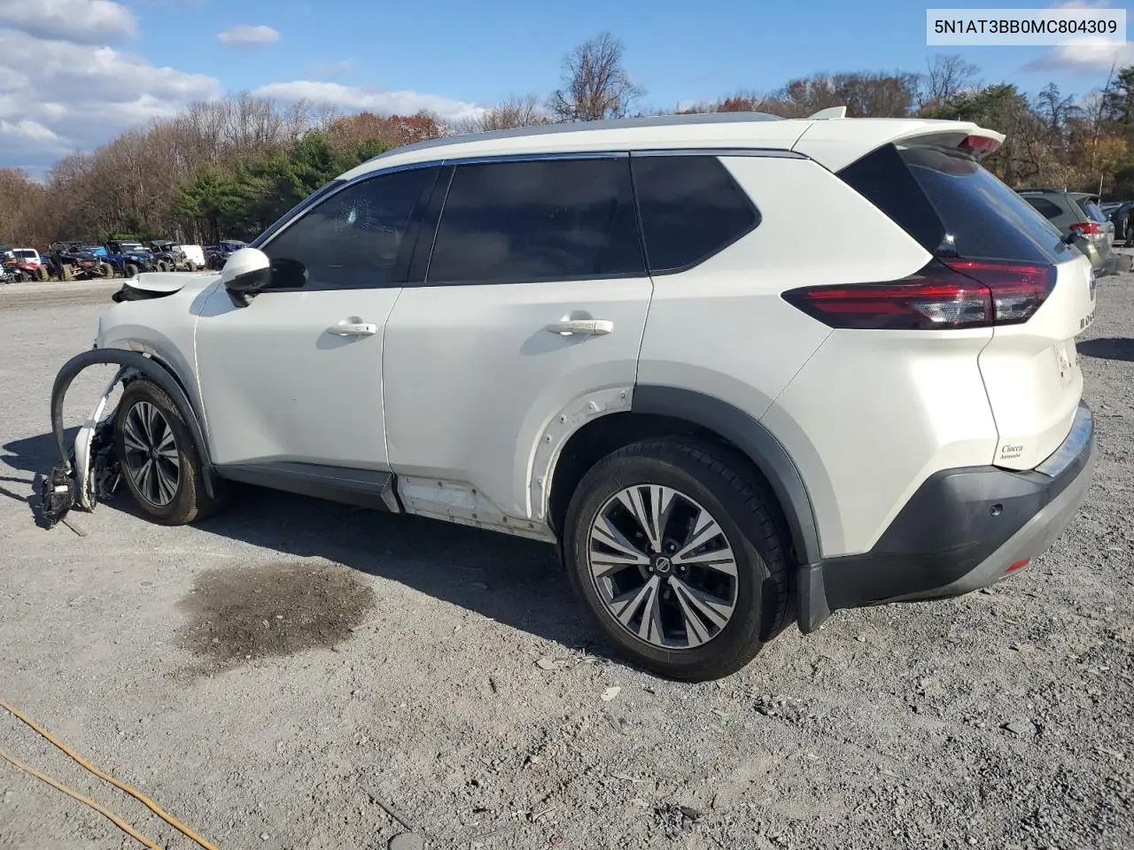 5N1AT3BB0MC804309 2021 Nissan Rogue Sv