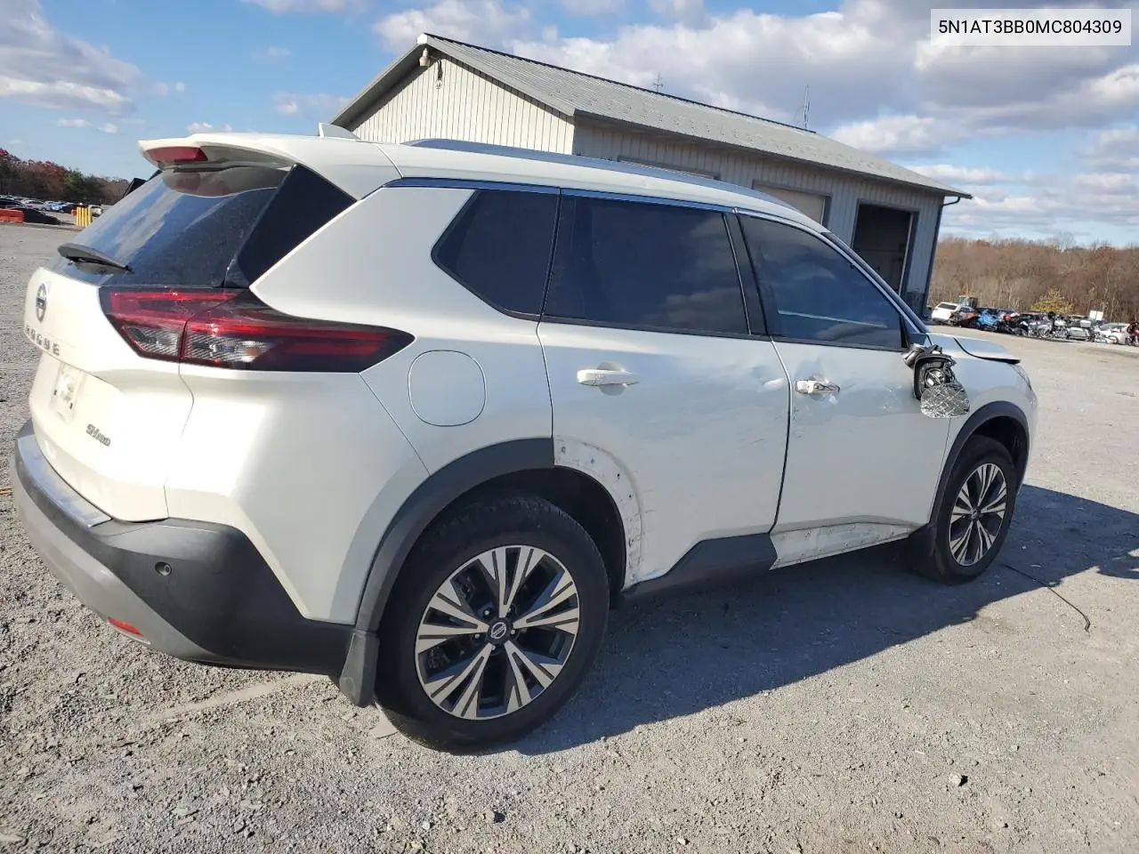 5N1AT3BB0MC804309 2021 Nissan Rogue Sv