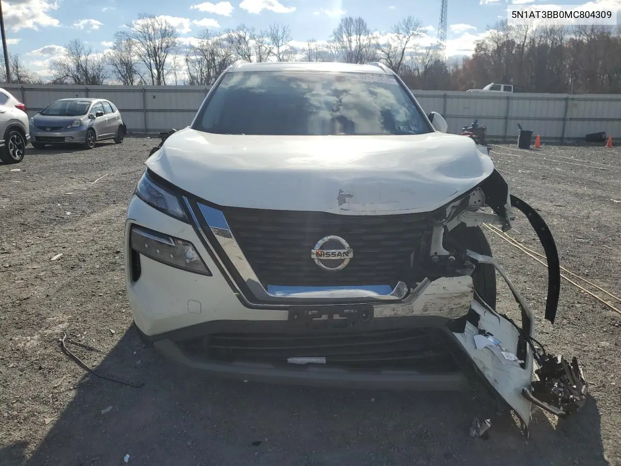 5N1AT3BB0MC804309 2021 Nissan Rogue Sv