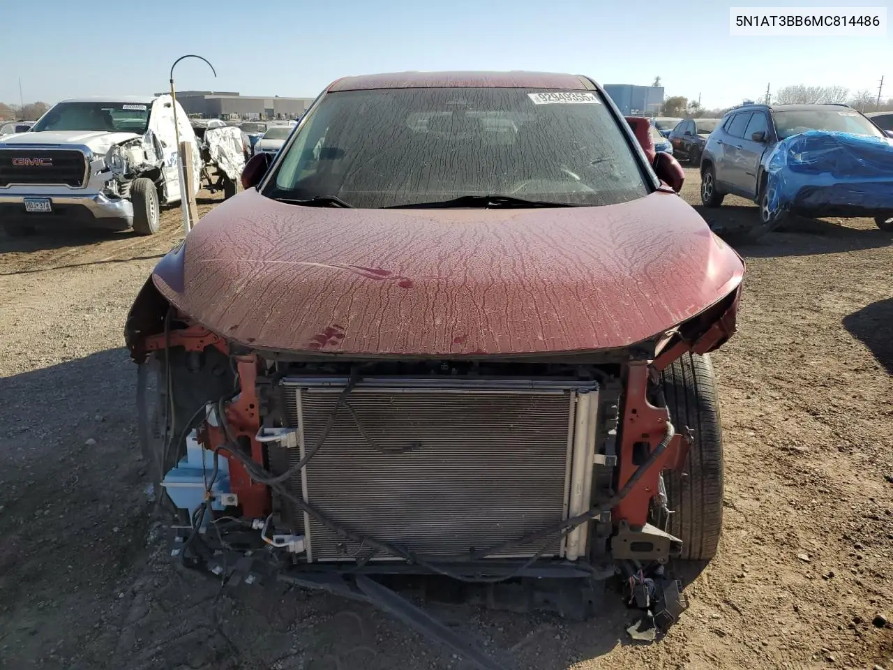 5N1AT3BB6MC814486 2021 Nissan Rogue Sv