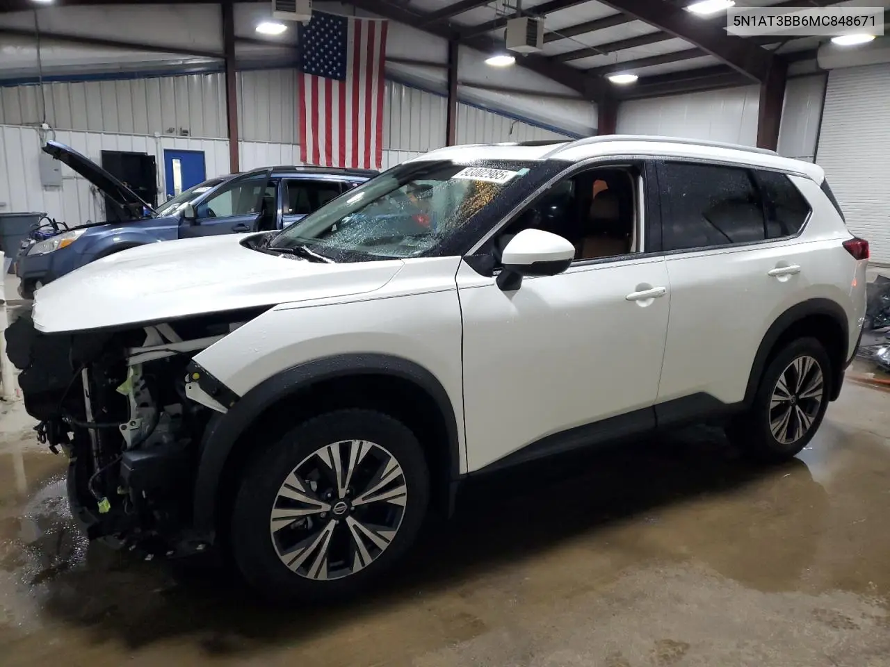 5N1AT3BB6MC848671 2021 Nissan Rogue Sv