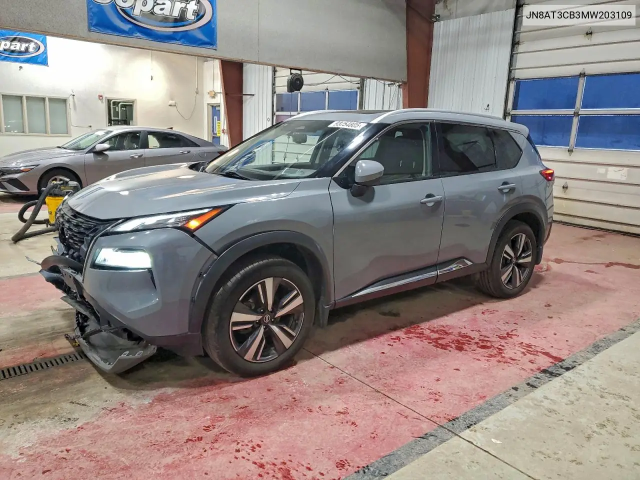 JN8AT3CB3MW203109 2021 Nissan Rogue Sl