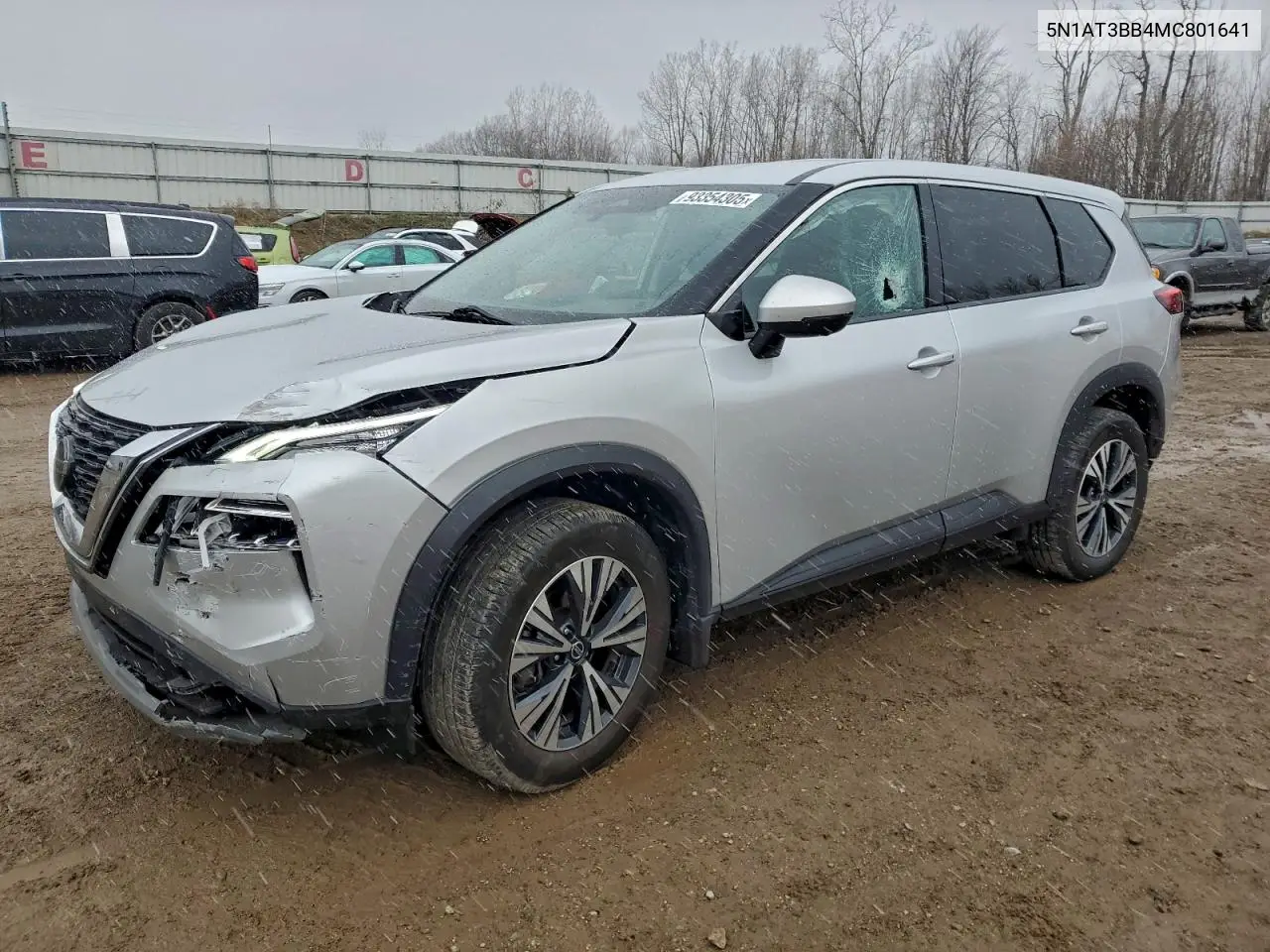 5N1AT3BB4MC801641 2021 Nissan Rogue Sv